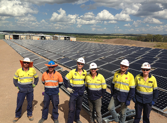 Image - Completion of the large-scale solar installation