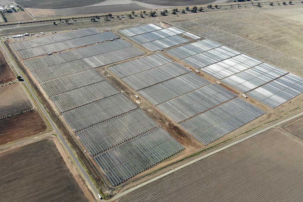 Image - Oakey Solar Farm arial view