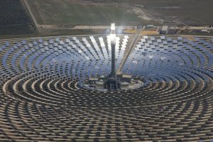 Concentrated solar thermal farm