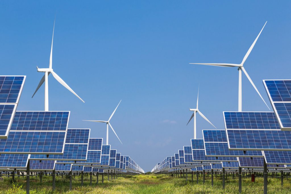 Solar and wind farm