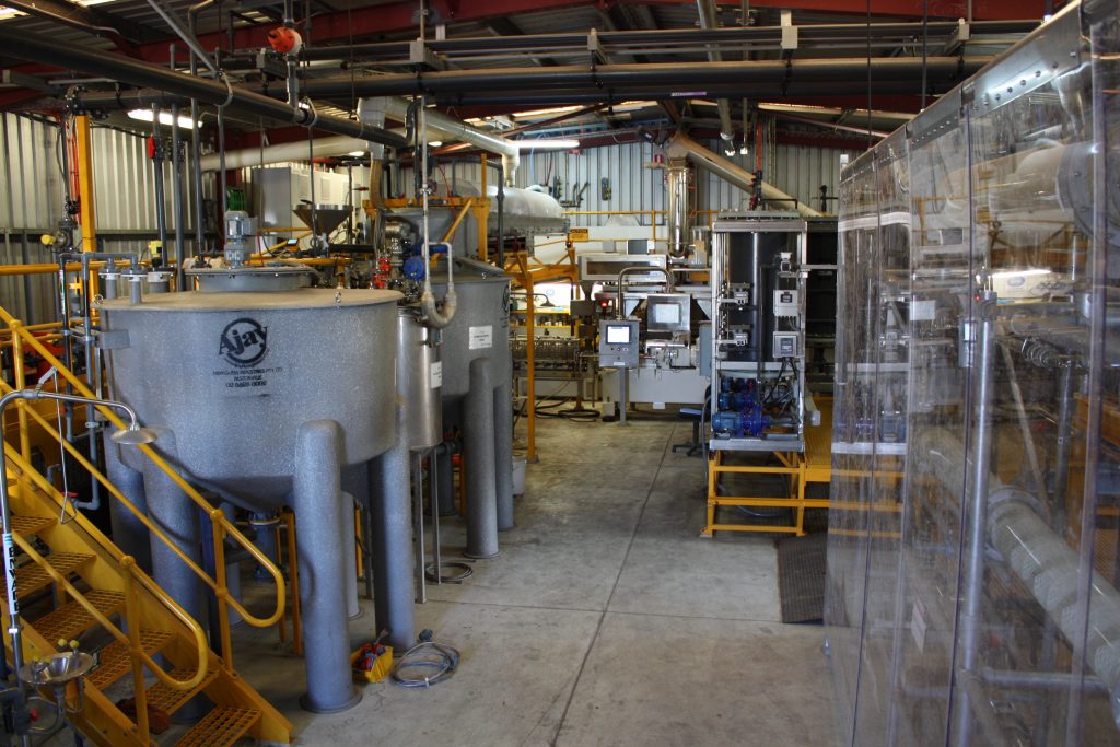 Inside the biofuel refinery plant