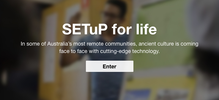 SETuP for life click to enter multimedia story