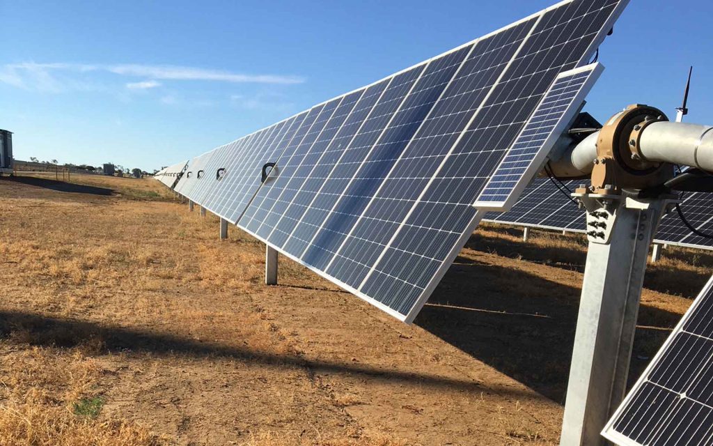 Solar farm panel