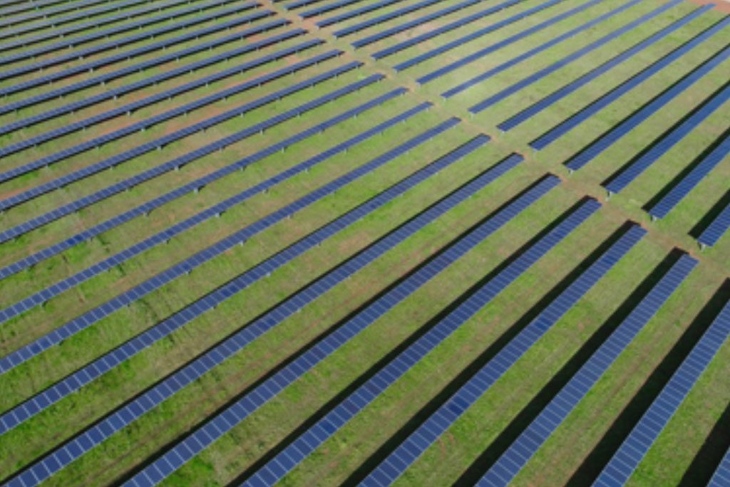 Parkes Solar Farm arial view