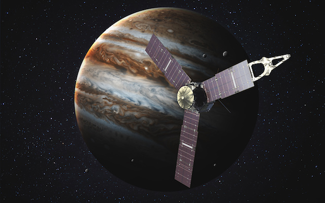 Juno spacecraft and Jupiter