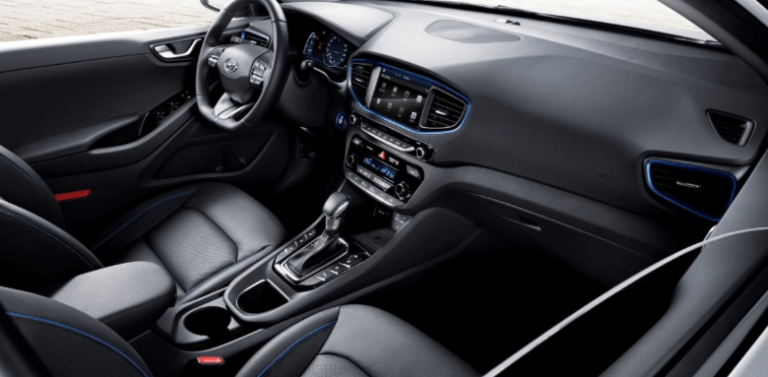 The 2019 Hyundai Ioniq's interior