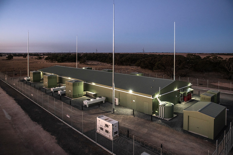 Image - Arial view of the battery storage site in South Australia