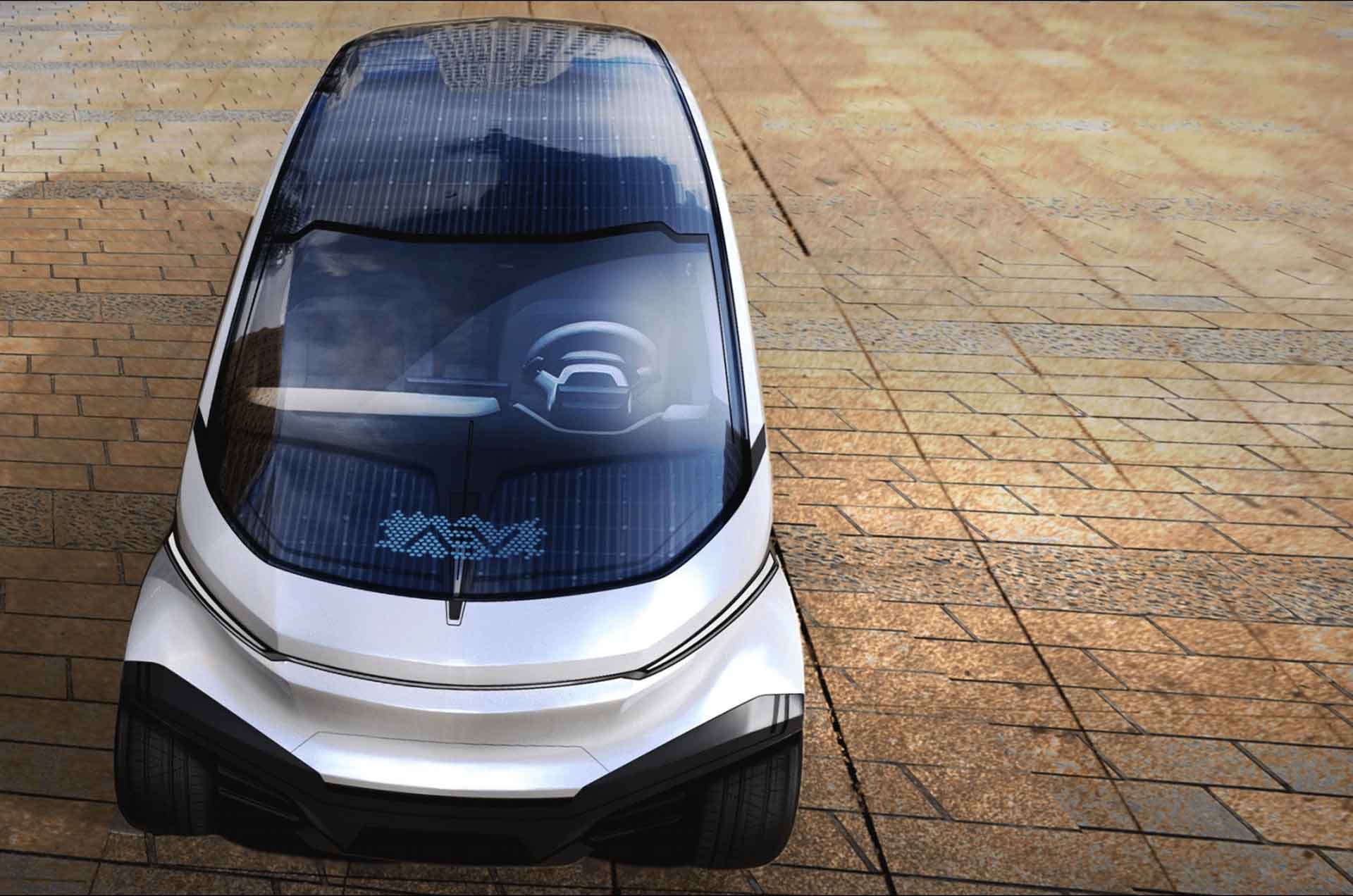 Image - Freedom solar electric vehicle front view