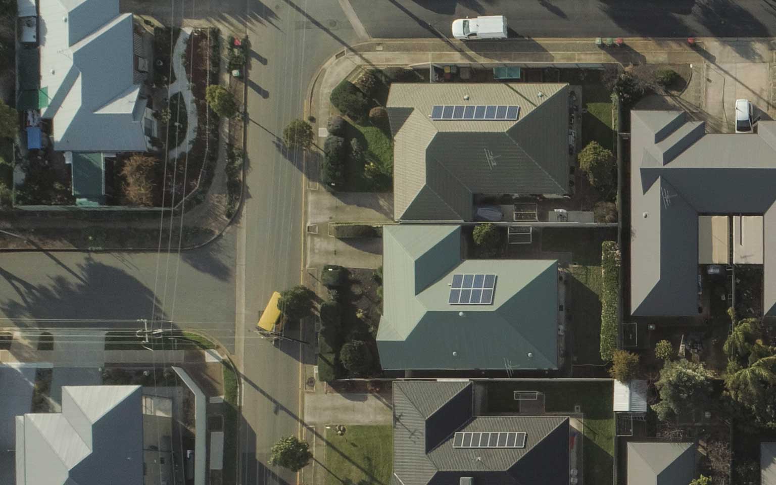 Image - Arial view of residential houses