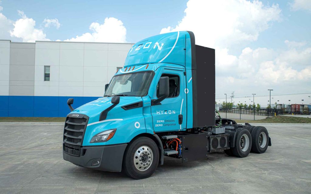 Supporting heavy transport with renewable hydrogen - Hyzon Motors Class 8 Truck