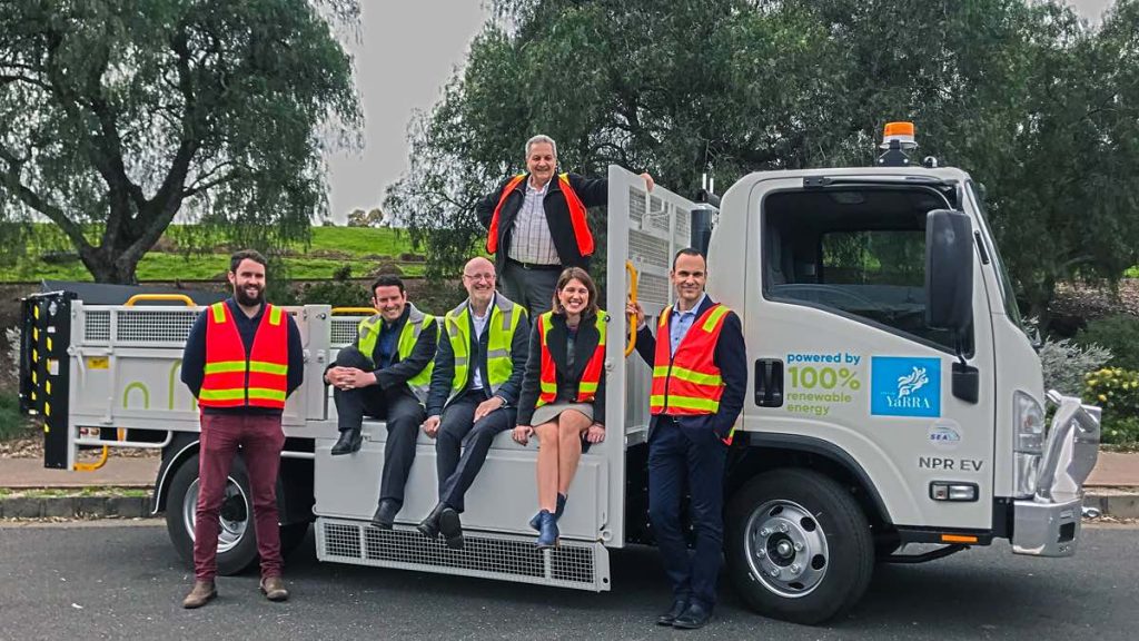 Yarra City Council have SEA Electric's first tip truck