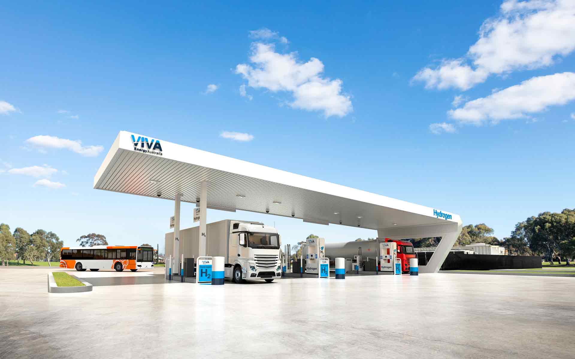 Viva Energy unveils hydrogen service station of the future Image