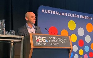 ARENA CEO Darren Miller at the Australian Clean Energy Summit