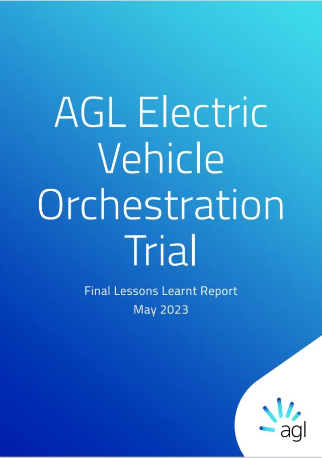 AGL Electric Vehicle Orchestration Trial Australian Renewable Energy