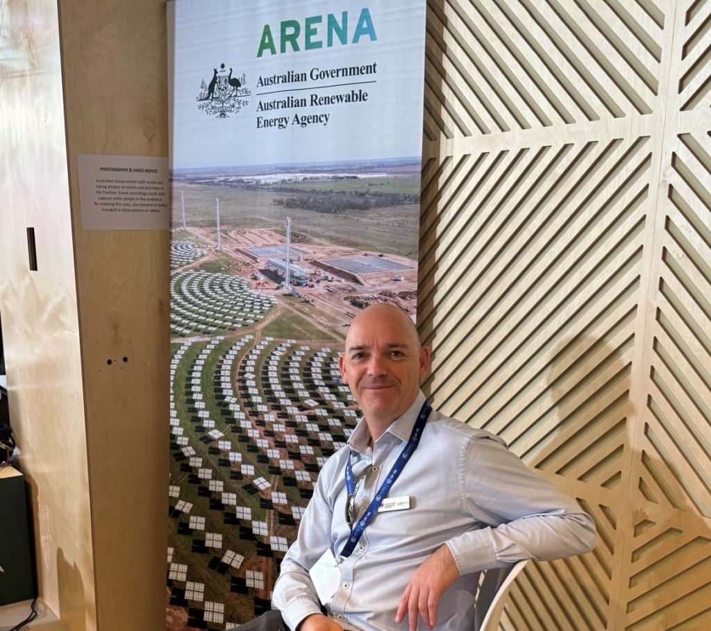 ARENA CEO Darren Miller at COP28 in Dubai