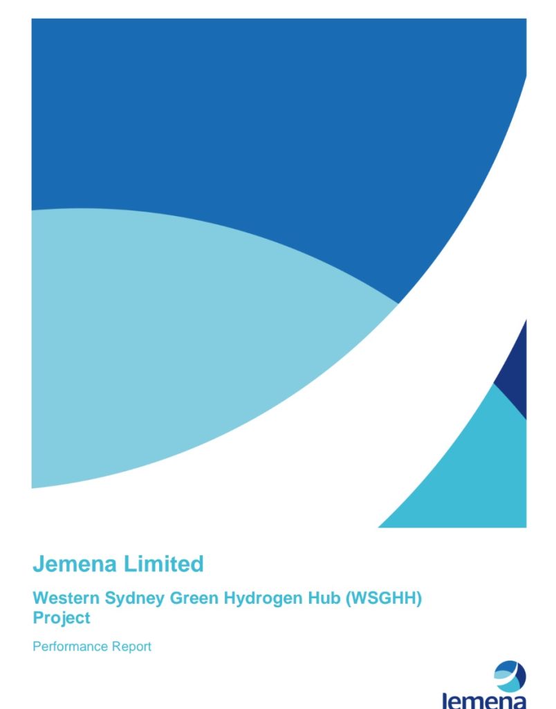Jemena - Power to Gas Demonstration - Project technical report - Cover