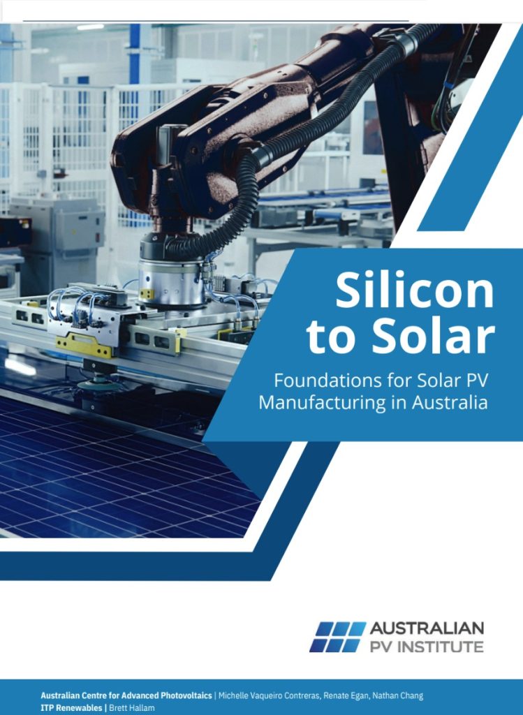 APVI - Silicon to Solar - Detailed Report - Cover