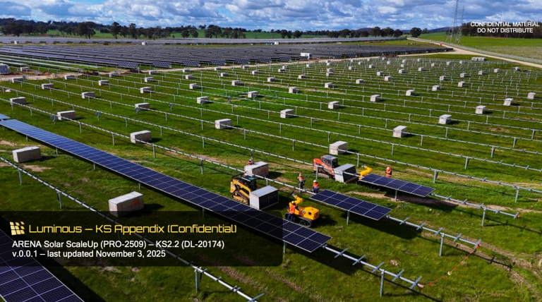 Luminous - Knowledge Share Public Report - Australian Renewable Energy ...